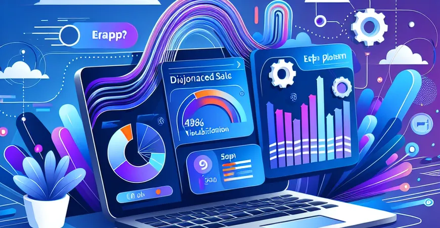 销售数据零散难用？ERP 平台可视化看板搭建教程